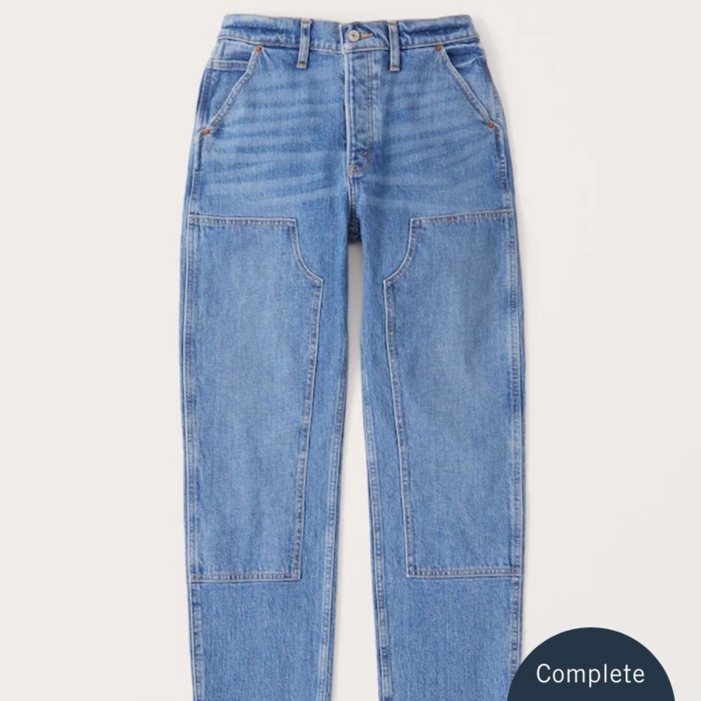 NWT High Rise Carpenter Dad Jeans curve love